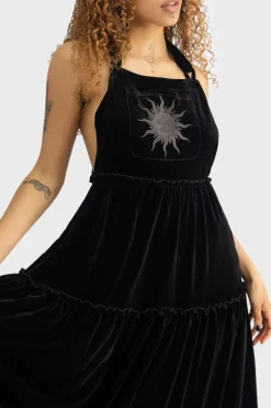 Ascended Maxi Pinafore Dress