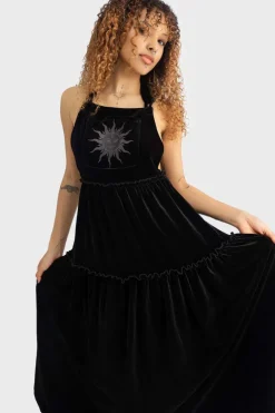 Ascended Maxi Pinafore Dress