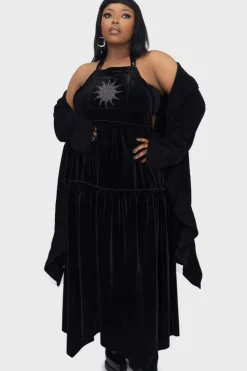 Ascended Maxi Pinafore Dress