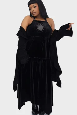 Ascended Maxi Pinafore Dress