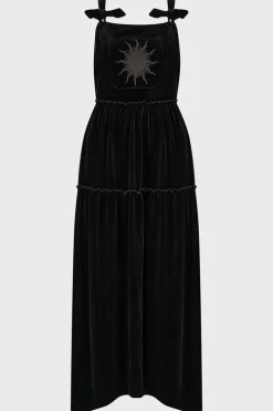Ascended Maxi Pinafore Dress