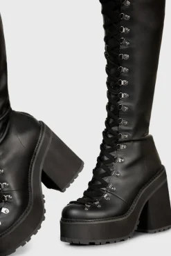 Bloodletting Knee-High Boots