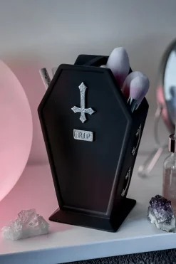 Coffin Brush Holder