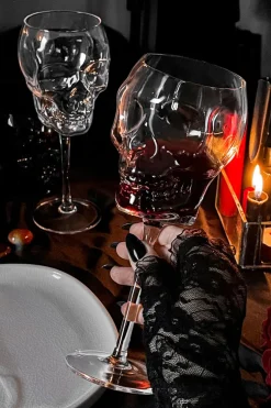 Cranium Wine Glasses [CLEAR]