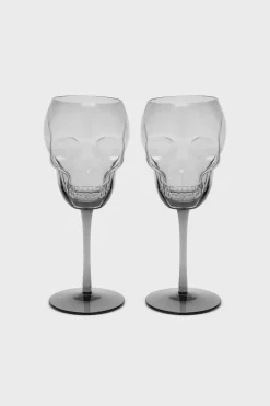 Cranium Wine Glasses [GREY]