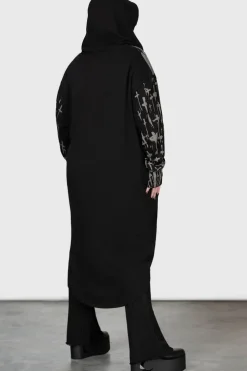 Cross The Bear Longline Hoodie