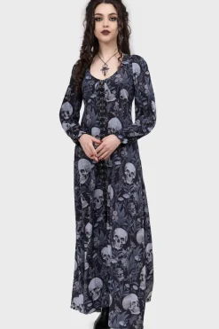 Death's Head Maxi Dress