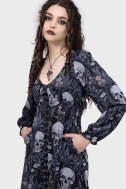 Death's Head Maxi Dress