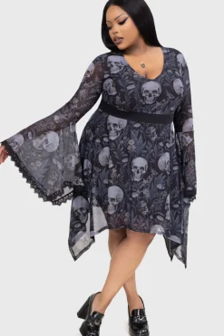Death's Head Skater Dress