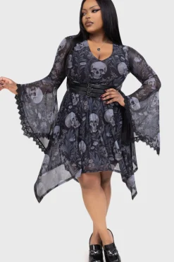 Death's Head Skater Dress