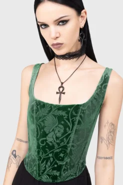 Emerald Envy Corset Top