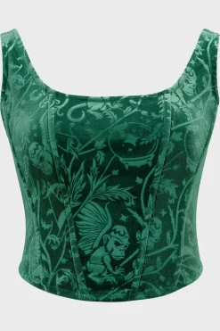 Emerald Envy Corset Top