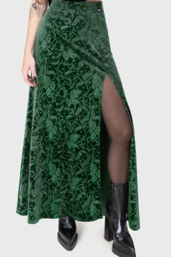 Emerald Envy Maxi Skirt