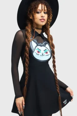 Feeling Fangtastic Skater Dress