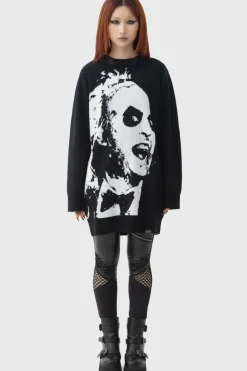 Ghost With The Most Intarsia Sweater