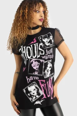 Ghoul Friends Sheer Combo Top
