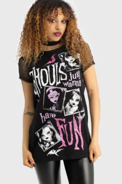 Ghoul Friends Sheer Combo Top