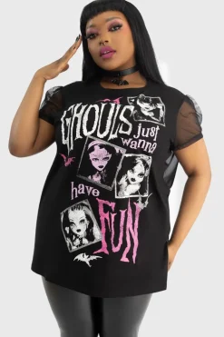 Ghoul Friends Sheer Combo Top
