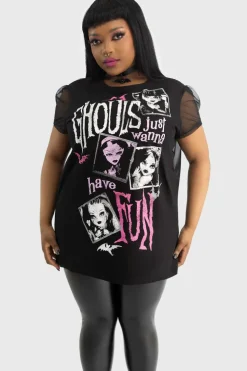 Ghoul Friends Sheer Combo Top