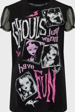 Ghoul Friends Sheer Combo Top