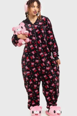 Gloomy Horns Fleece Onesie