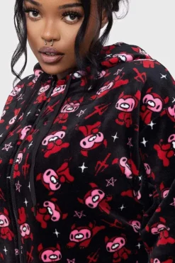 Gloomy Horns Fleece Onesie