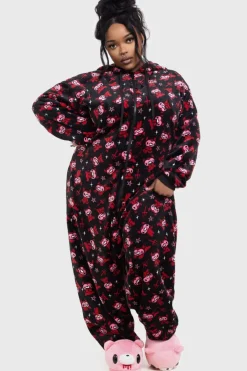 Gloomy Horns Fleece Onesie