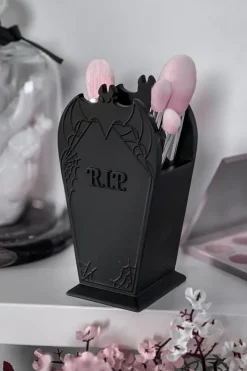 Gravestone Brush Holder