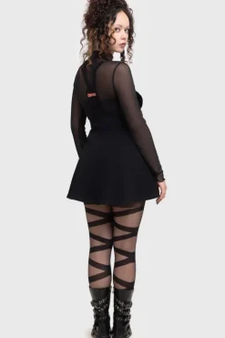 Gremlin Stripe Pinafore Dress