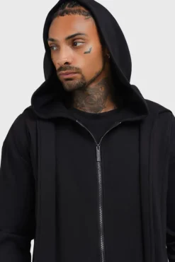 Hardcoded Poetry Longline Hoodie