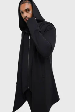 Hardcoded Poetry Longline Hoodie