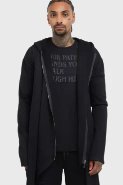 Hardcoded Poetry Longline Hoodie