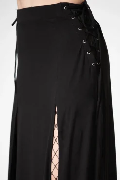 Hellverina Split Maxi Skirt