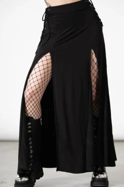 Hellverina Split Maxi Skirt