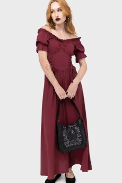 Jocasta Maxi Dress Short Sleeve [RED]