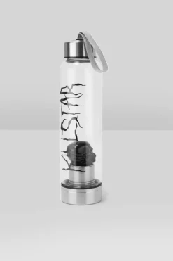 Killstar Crystal Glass Water Bottle
