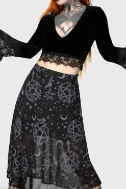 Luella Bias Midi Skirt