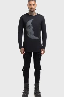 Lunar Crescent Long Sleeve Top