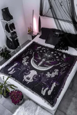 Moonflower Woven Blanket