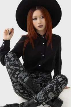 Never Trust The Living Leggings