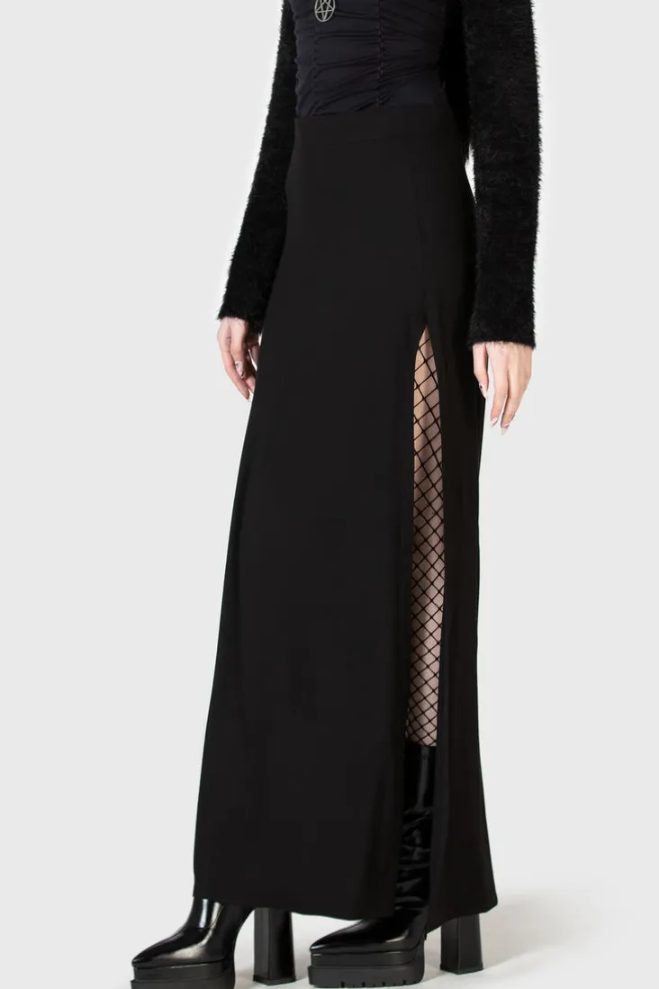 Nocturnal Shade Maxi Skirt