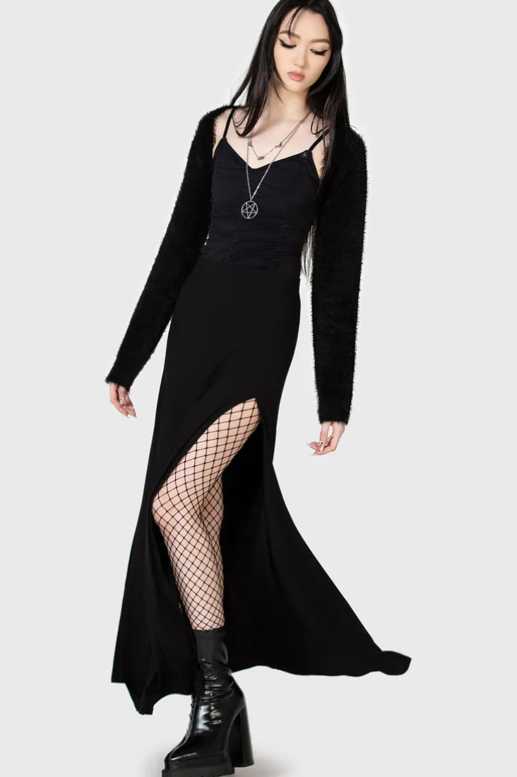 Nocturnal Shade Maxi Skirt