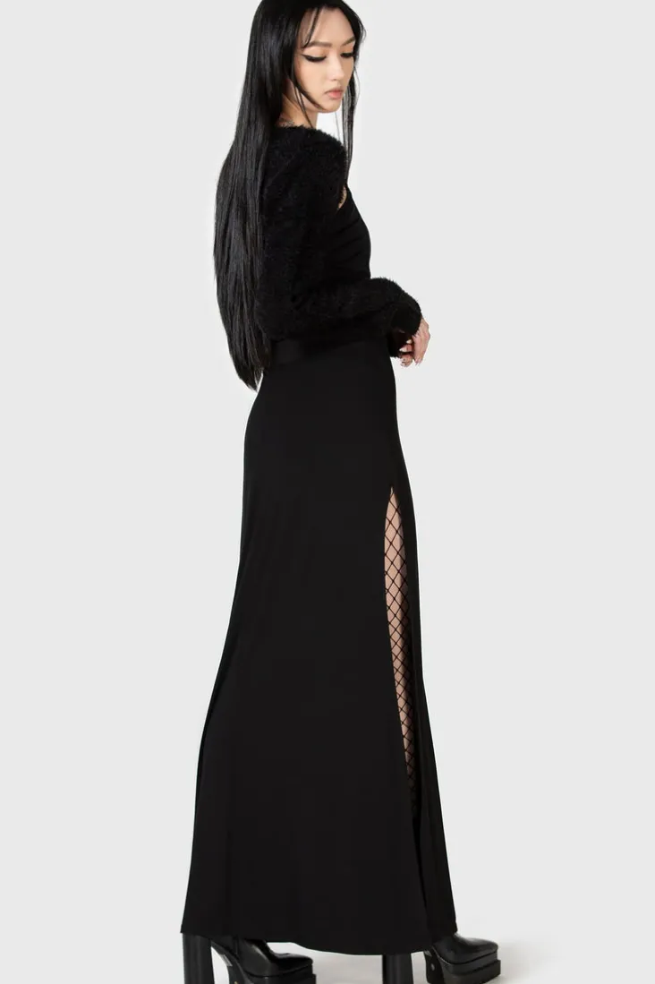 Nocturnal Shade Maxi Skirt