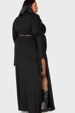 Nocturnal Shade Maxi Skirt