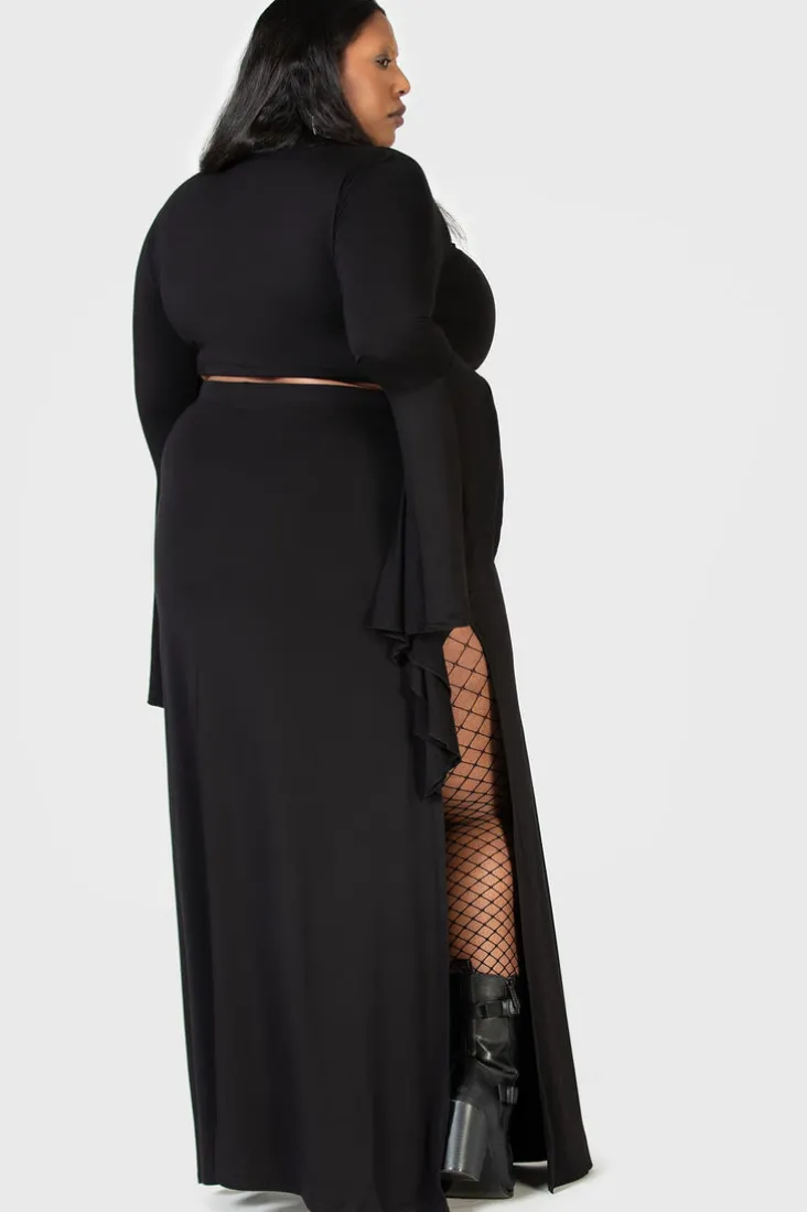 Nocturnal Shade Maxi Skirt
