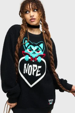 Nope Fleece Sweater