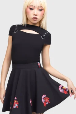 Oh So Evil Skater Skirt