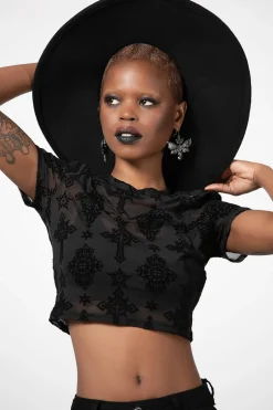 Petra Mesh Crop Top