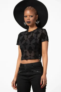 Petra Mesh Crop Top