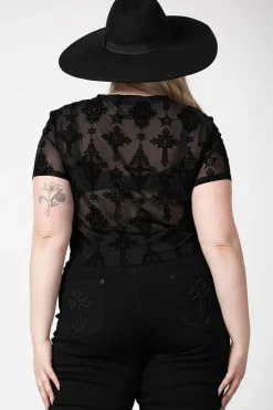 Petra Mesh Crop Top